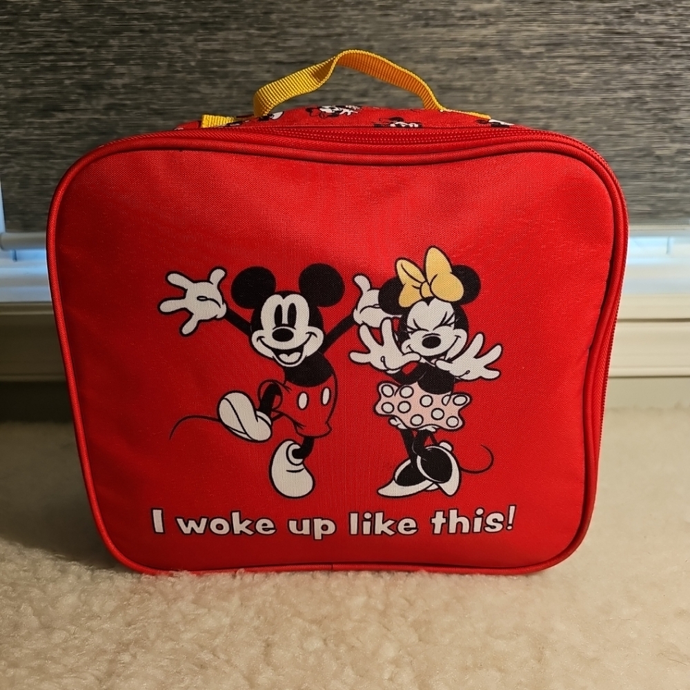 Disney Mickey And Minnie Lunch Box Bag Insulated BNWOT